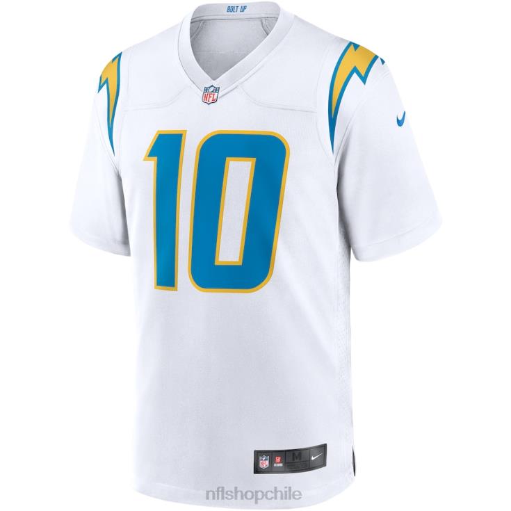 ropa NFL los angeles chargers justin herbert nike camiseta blanca del juego hombres 20DRH292 - Image 2