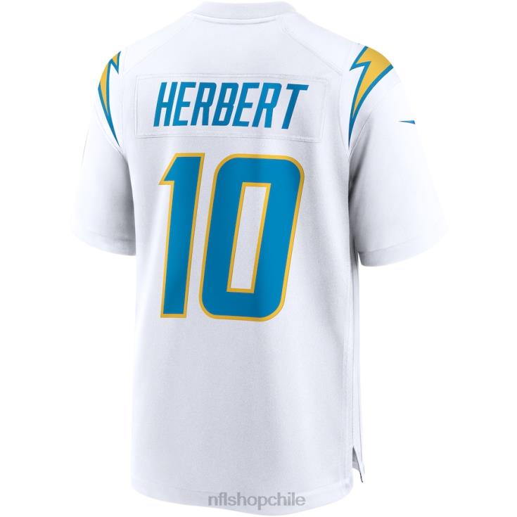 ropa NFL los angeles chargers justin herbert nike camiseta blanca del juego hombres 20DRH292 - Image 3