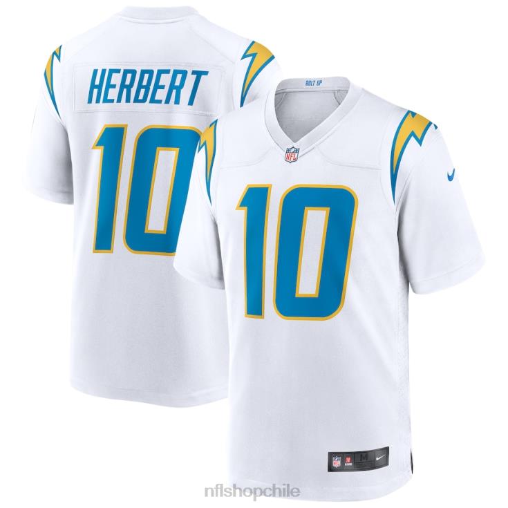 ropa_nfl_los_angeles_chargers_justin_herbert_nike_camiseta_blanca_del_juego_hombres_20drh292.jpg ropa NFL los angeles chargers justin herbert nike camiseta blanca del juego hombres 20DRH292 - Image 1