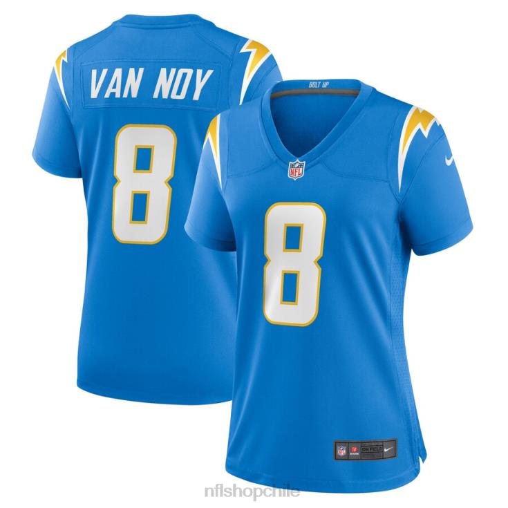 ropa NFL los angeles chargers kyle van noy nike polvo azul jugador juego camiseta mujer 20DRH6614 - Image 1