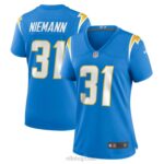 ropa NFL los angeles chargers nick niemann nike polvo azul jugador camiseta mujer 20DRH6785