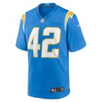ropa NFL los angeles chargers troy reeder camiseta nike azul polvo hombres 20DRH5750 - Image 2