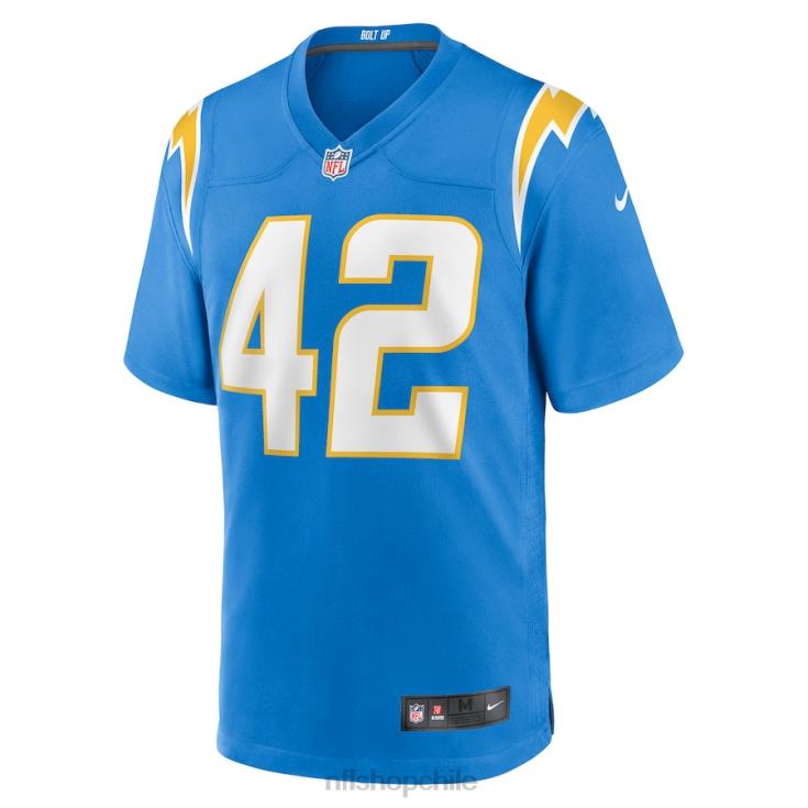 ropa NFL los angeles chargers troy reeder camiseta nike azul polvo hombres 20DRH5750 - Image 2