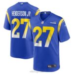 ropa NFL los angeles rams darrell henderson jr. camiseta nike royal game hombres 20DRH4617