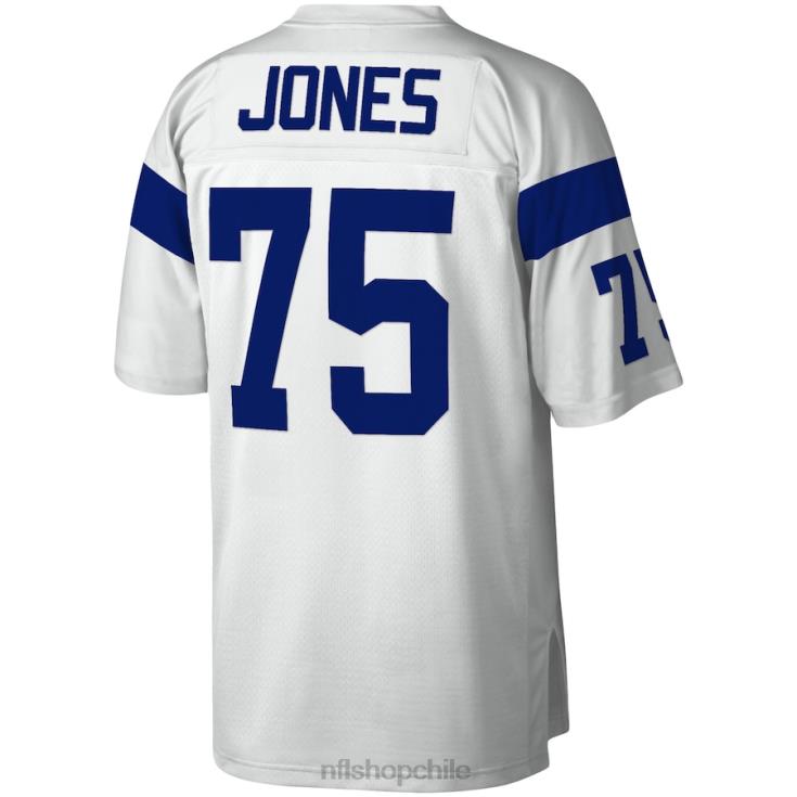 ropa NFL los angeles rams deacon jones mitchell & ness réplica de camiseta blanca heredada de 1969 hombres 20DRH3787 - Image 3