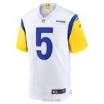 ropa NFL los angeles rams jalen ramsey nike camiseta blanca de juego alternativo hombres 20DRH2623 - Image 2