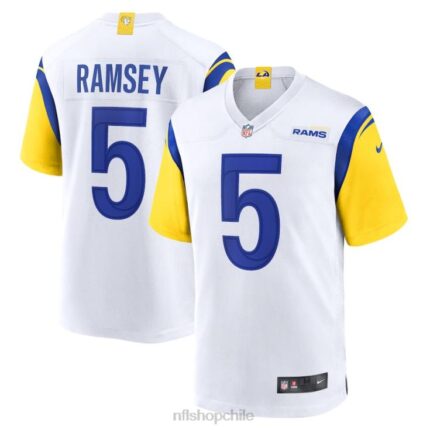 ropa NFL los angeles rams jalen ramsey nike camiseta blanca de juego alternativo hombres 20DRH2623