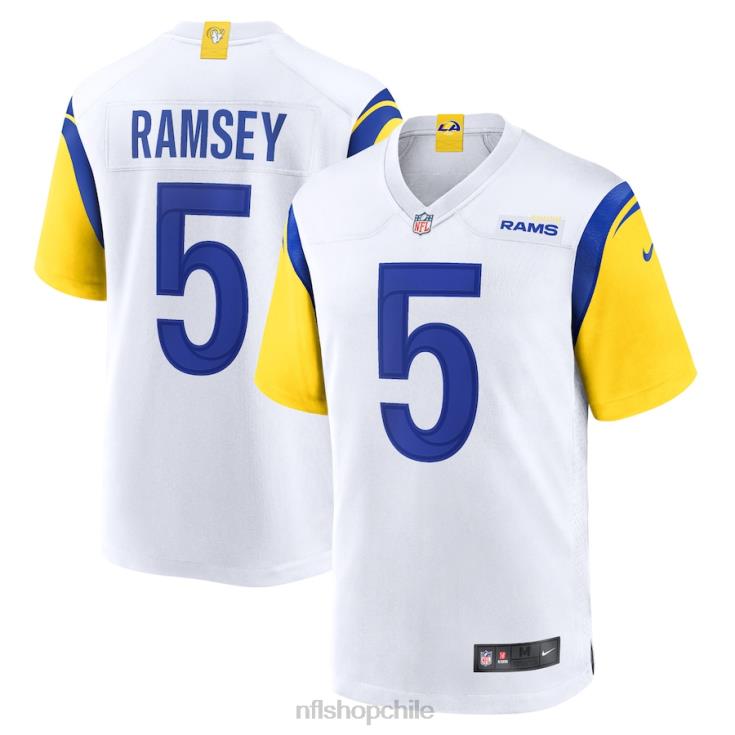 ropa NFL los angeles rams jalen ramsey nike camiseta blanca de juego alternativo hombres 20DRH2623 - Image 1