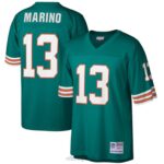 ropa NFL miami Dolphins dan marino mitchell & ness aqua big & tall réplica de camiseta de jugador retirado de 1984 hombres 20DRH1213