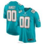 ropa NFL miami Dolphins jalen ramsey camiseta nike aqua color del equipo hombres 20DRH177