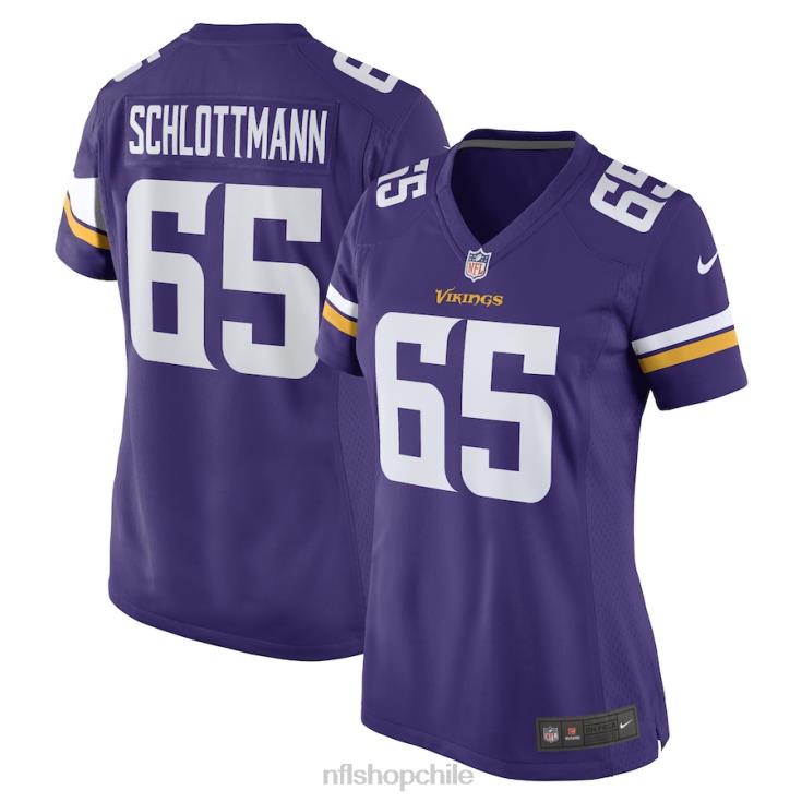 ropa NFL minnesota vikings austin schlottmann nike camiseta de jugador púrpura mujer 20DRH5282 - Image 1