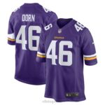 ropa NFL minnesota vikings myles dorn nike camiseta de juego morada hombres 20DRH4961