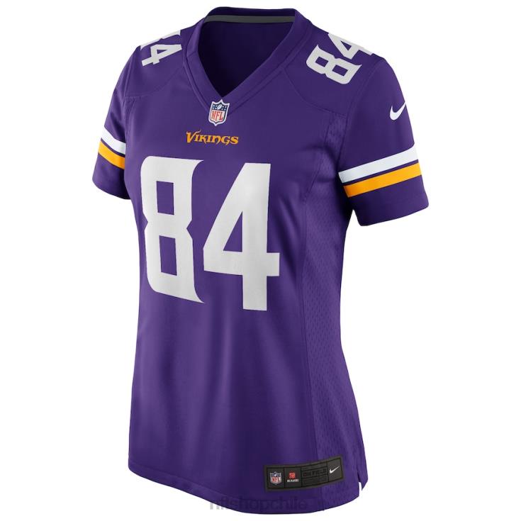 ropa NFL minnesota vikings randy moss nike púrpura juego camiseta de jugador retirado mujer 20DRH1513 - Image 2
