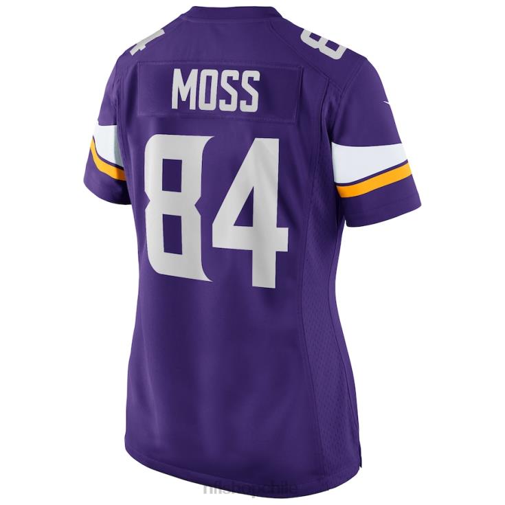 ropa NFL minnesota vikings randy moss nike púrpura juego camiseta de jugador retirado mujer 20DRH1513 - Image 3