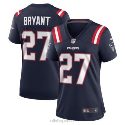 ropa NFL New England Patriots Myles Bryant Nike camiseta de jugador azul marino mujer 20DRH5108