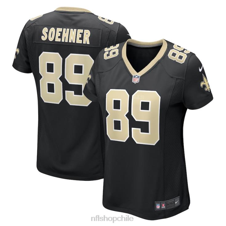 ropa NFL new orleans saints dylan soehner nike camiseta negra del juego mujer 20DRH5146 - Image 1