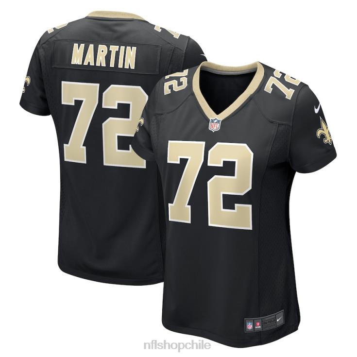 ropa NFL new orleans saints nick martin nike camiseta negra del jugador del juego mujer 20DRH5043 - Image 1