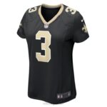 ropa NFL new orleans saints wil lutz camiseta nike negra game mujer 20DRH4124 - Image 2