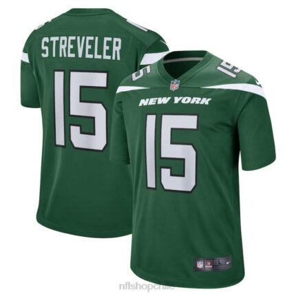 ropa NFL New York Jets Chris Streveler Nike Gotham Green Game Player Jersey hombres 20DRH4372