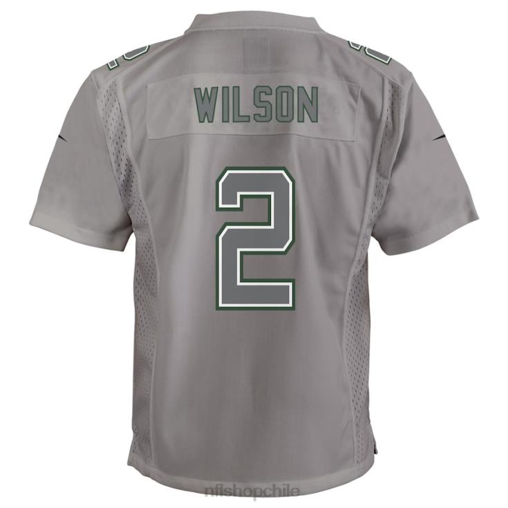 ropa NFL New York Jets zach wilson camiseta nike gris atmósfera juego juventud 20DRH4988 - Image 3