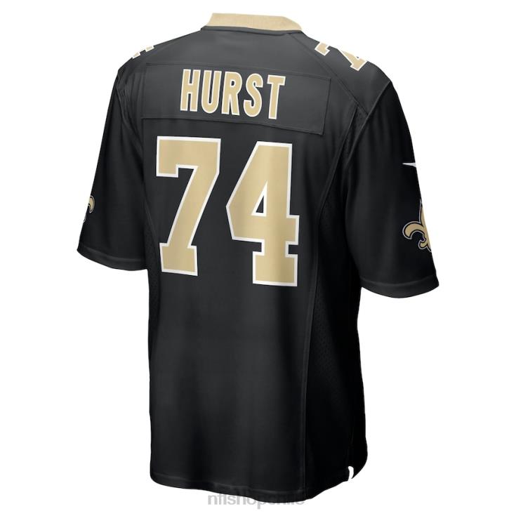ropa NFL nueva orleans saints james hurst nike camiseta negra del juego hombres 20DRH5534 - Image 3