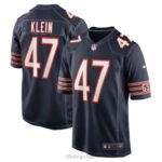 ropa NFL osos de chicago a.j. camiseta nike klein azul marino game player hombres 20DRH4408