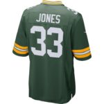 ropa NFL Packers de Green Bay Aaron Jones Nike camiseta de juego verde hombres 20DRH362 - Image 3