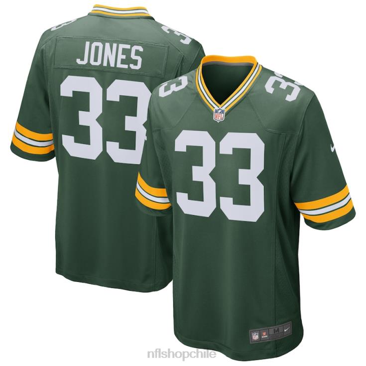 ropa NFL Packers de Green Bay Aaron Jones Nike camiseta de juego verde hombres 20DRH362 - Image 1