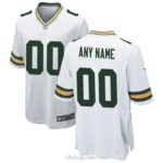 ropa NFL Packers de Green Bay Nike camiseta de juego personalizada blanca hombres 20DRH247