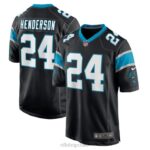 ropa NFL panteras carolina c.j. camiseta henderson nike negra game player hombres 20DRH4683