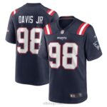 ropa NFL patriotas de nueva inglaterra carl davis jr. camiseta nike jugador azul marino hombres 20DRH5599