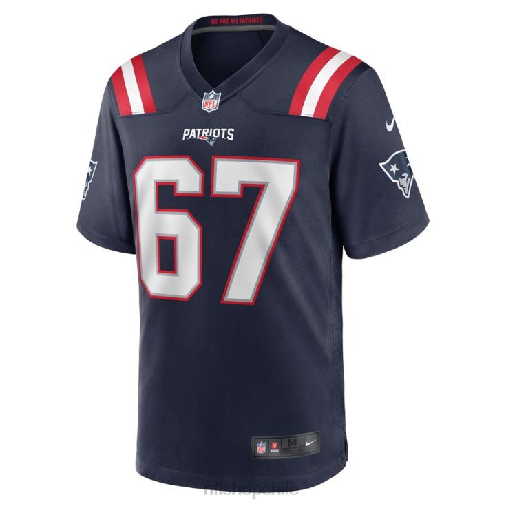 ropa NFL Patriotas de Nueva Inglaterra Hayden Howerton Nike azul marino camiseta de jugador local hombres 20DRH6364 - Image 2