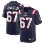 ropa NFL Patriotas de Nueva Inglaterra Hayden Howerton Nike azul marino camiseta de jugador local hombres 20DRH6364