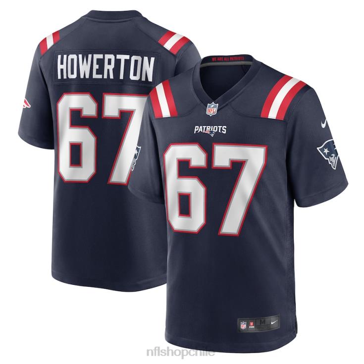 ropa NFL Patriotas de Nueva Inglaterra Hayden Howerton Nike azul marino camiseta de jugador local hombres 20DRH6364 - Image 1
