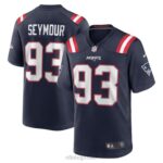 ropa NFL Patriotas de Nueva Inglaterra Richard Seymour Nike azul marino jugador retirado camiseta del juego hombres 20DRH4156