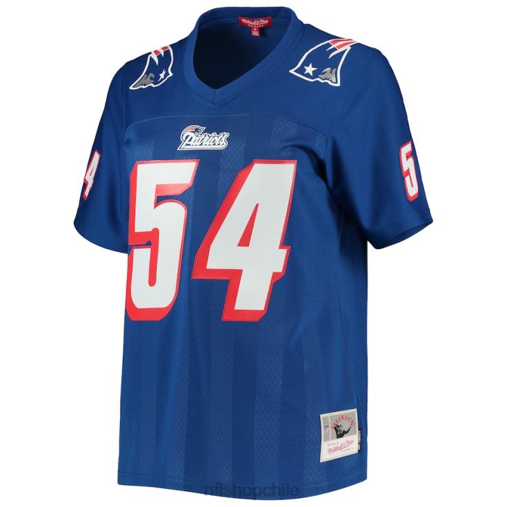ropa NFL Patriotas de Nueva Inglaterra Tedy Bruschi Mitchell & Ness Royal Legacy réplica de camiseta de jugador mujer 20DRH1863 - Image 2