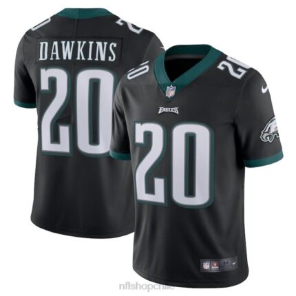 ropa NFL Philadelphia Eagles Brian Dawkins Nike Negro Juego alternativo Jugador retirado Camiseta limitada hombres 20DRH2325