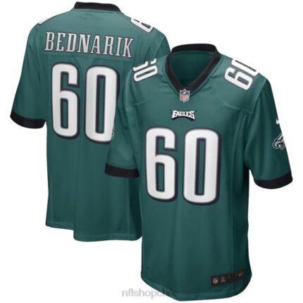 ropa NFL Philadelphia Eagles Chuck Bednarik Nike Camiseta de jugador retirado del juego verde medianoche hombres 20DRH1433