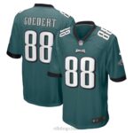 ropa NFL Philadelphia Eagles Dallas Goedert Nike camiseta de juego verde medianoche hombres 20DRH347