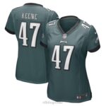 ropa NFL Philadelphia Eagles Dalton Keene Nike camiseta de jugador verde medianoche mujer 20DRH6546