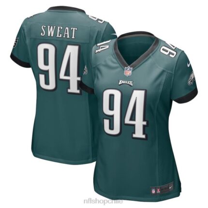 ropa NFL philadelphia eagles josh sudadera nike camiseta de juego verde medianoche mujer 20DRH6052