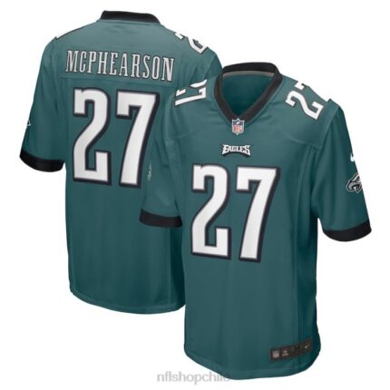 ropa NFL Philadelphia Eagles Zech Mcphearson Nike camiseta de juego verde medianoche hombres 20DRH5923
