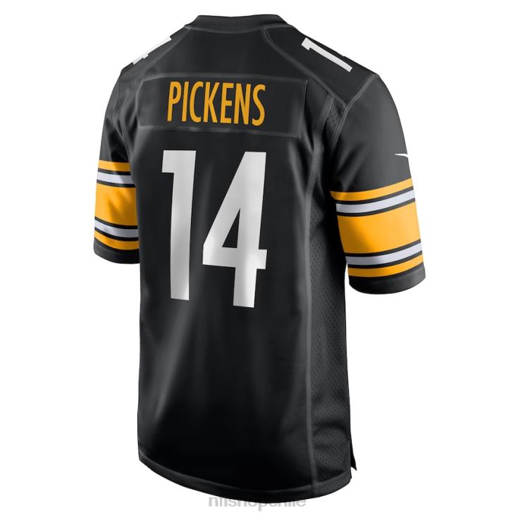 ropa NFL pittsburgh steelers george pickens nike camiseta negra del jugador del juego hombres 20DRH135 - Image 3