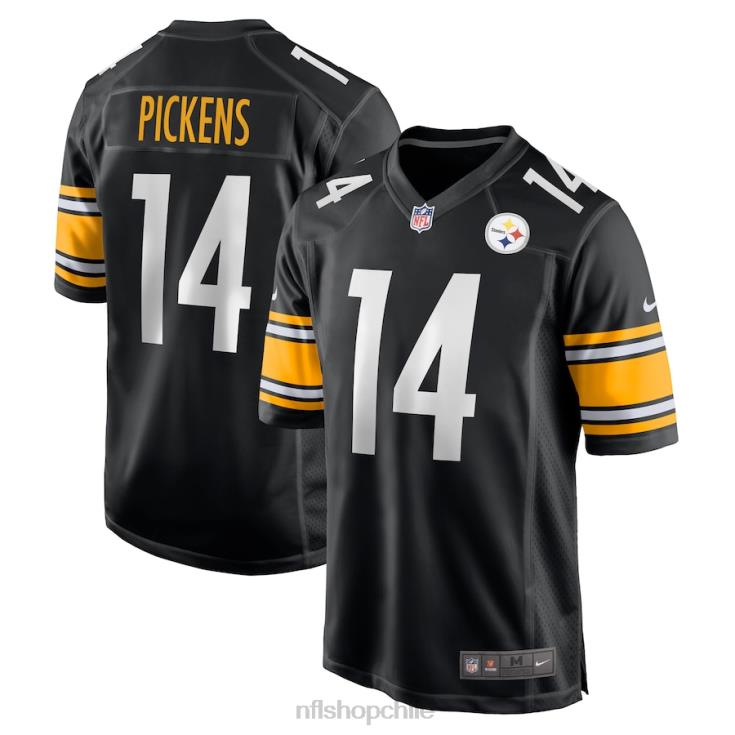 ropa_nfl_pittsburgh_steelers_george_pickens_nike_camiseta_negra_del_jugador_del_juego_hombres_20drh135.jpg ropa NFL pittsburgh steelers george pickens nike camiseta negra del jugador del juego hombres 20DRH135 - Image 1
