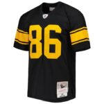 ropa NFL pittsburgh steelers hines ward mitchell & ness camiseta réplica heredada alternativa negra 2008 hombres 20DRH2790 - Image 2