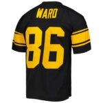 ropa NFL pittsburgh steelers hines ward mitchell & ness camiseta réplica heredada alternativa negra 2008 hombres 20DRH2790 - Image 3