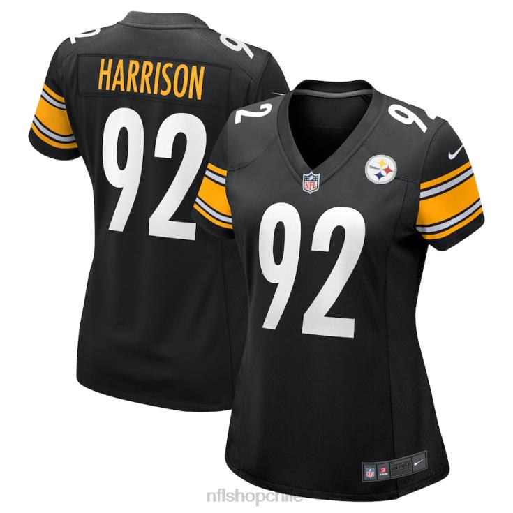 ropa_nfl_pittsburgh_steelers_james_harrison_nike_camiseta_de_juego_retirada_negra_mujer_20drh3387.jpg ropa NFL pittsburgh steelers james harrison nike camiseta de juego retirada negra mujer 20DRH3387 - Image 1