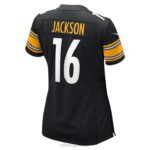 ropa NFL pittsburgh steelers josh jackson nike camiseta negra game player mujer 20DRH7014 - Image 3