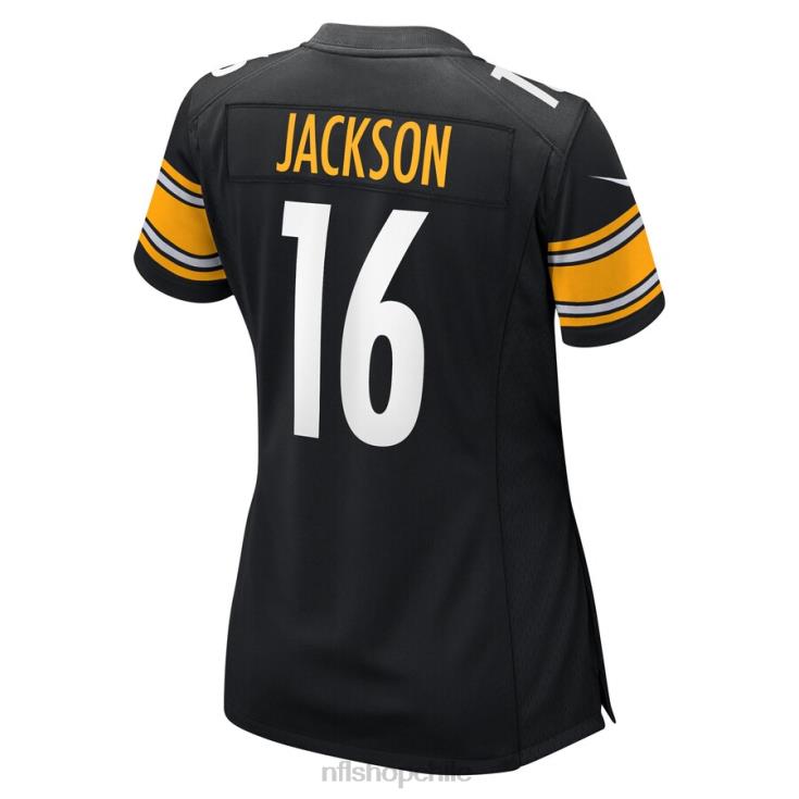 ropa NFL pittsburgh steelers josh jackson nike camiseta negra game player mujer 20DRH7014 - Image 3
