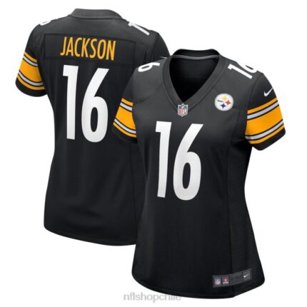 ropa NFL pittsburgh steelers josh jackson nike camiseta negra game player mujer 20DRH7014